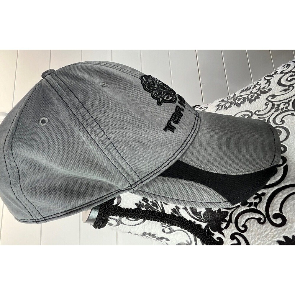 NCAA North Carolina Tar Heels Hat Cap Strap Back Gray/Black Basketball UNC Mens - Picture 5 of 9